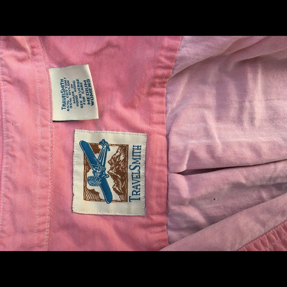 Retro Pink Button Down - Picture 5 of 5